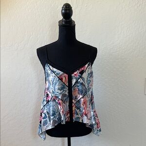 Elizabeth and James Floral Camisole with Spaghetti Straps